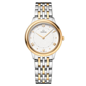 OMEGA De Ville Prestige Quartz Stainless Steel and Yellow Gold Watch | 30mm | O43420306002002