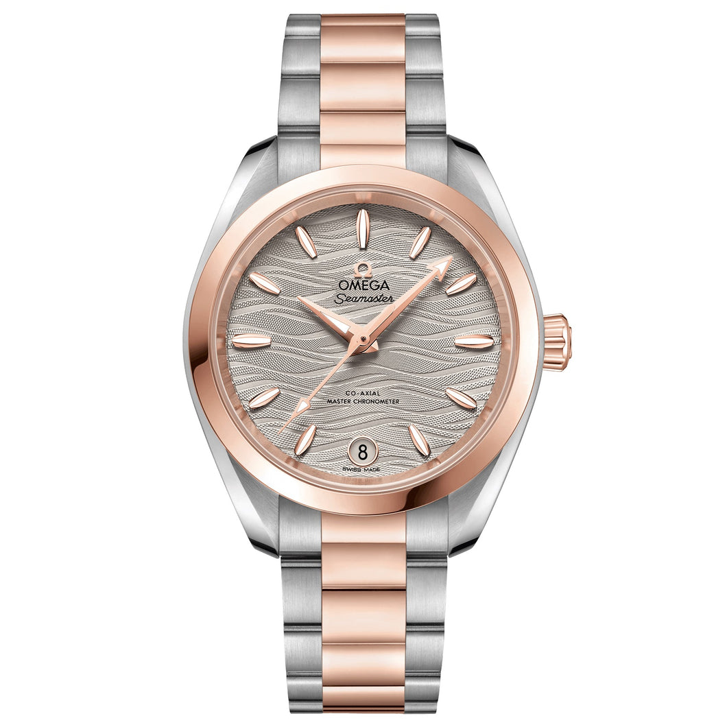 OMEGA Seamaster Aqua Terra 150M Co-Axial Master Chronometer Two-Tone Watch | 34mm | O22020342006001