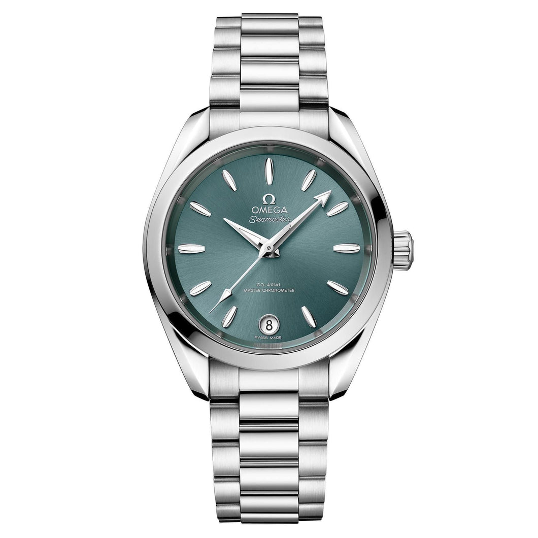 OMEGA Seamaster Aqua Terra 150m Co-Axial Master Chronometer Stainless Steel Watch | Lagoon Green Dial | 34mm | O22010342010001