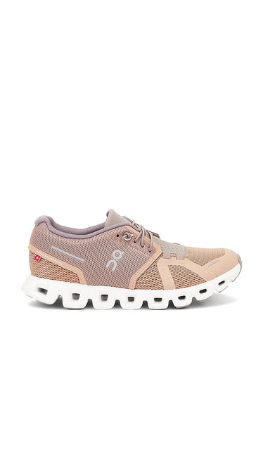 On Cloud 5 Sneaker in Brown | Rosebrown & Fog Low Top Sneakers for Women