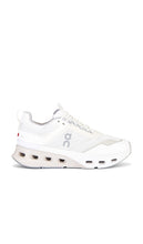 On Cloudnova X Sneaker in White | White & Glacier Athletic Sneakers for Women