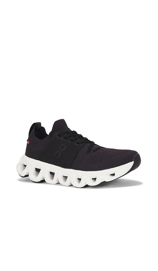 On Cloudswift 4 Sneaker in Black,White