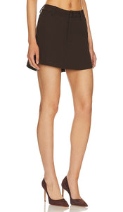OW Collection Natalie Skirt in Chocolate