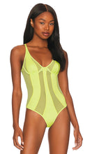 OW Collection Swirl Bodysuit in Green