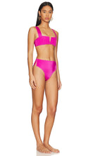 OYE Swimwear Victoria High Rise Set in Fuchsia