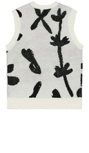 Obey Amir Sweater Vest in Cream