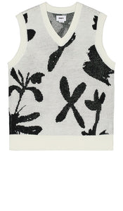 Obey Amir Sweater Vest in Cream - Obey - Gilet pull Amir en crème - Obey Amir 奶油色毛衣背心 - Obey Amir Pulloverweste in Creme - Obey Amir 스웨터 조끼 - Gilet maglione Obey Amir in crema