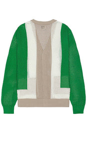 Obey Anderson 60's Cardigan in Green