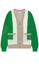 Obey Anderson 60's Cardigan in Green - Obey Anderson Cardigan Années 60 en Vert - Obey Anderson 60 年代绿色开衫 - Obey Anderson 60er-Cardigan in Grün - Obey Anderson 60's 그린 카디건 소재 - Cardigan di Obey Anderson anni '60 in verde