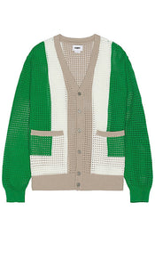 Obey Anderson 60's Cardigan in Green - Obey Anderson Cardigan Années 60 en Vert - Obey Anderson 60 年代绿色开衫 - Obey Anderson 60er-Cardigan in Grün - Obey Anderson 60's 그린 카디건 소재 - Cardigan di Obey Anderson anni '60 in verde
