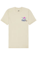 Obey Baby Angel Tee in Tan