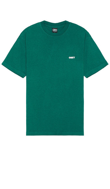 Obey Bold 3 Tee in Green - T-shirt Obey Bold 3 en vert - Obey Bold 3 绿色 T 恤 - Obey Bold 3 T-Shirt in Grün - Obey Bold 3 티셔츠 색상 - Maglietta Obey Bold 3 in verde