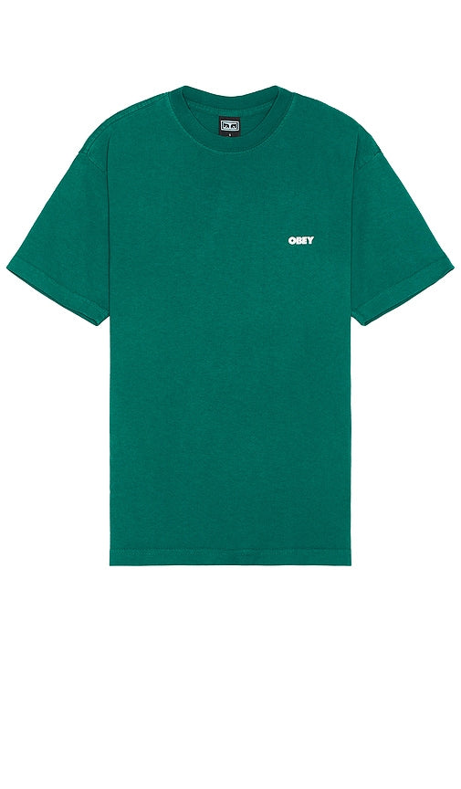 Obey Bold 3 Tee in Green - T-shirt Obey Bold 3 en vert - Obey Bold 3 绿色 T 恤 - Obey Bold 3 T-Shirt in Grün - Obey Bold 3 티셔츠 색상 - Maglietta Obey Bold 3 in verde
