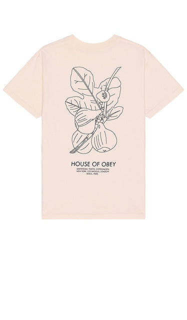 Obey Fig Tee in Cream - T-shirt Obey Fig en crème - Obey 无花果奶油色 T 恤 - Obey Fig T-Shirt in Creme - Obey 무화과 티셔츠 - Obey Fig Tee in crema