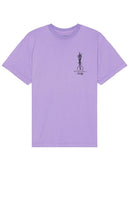 Obey Flower Sketch Tee in Lavender