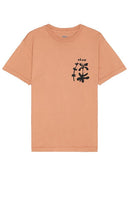 Obey Leaves Tee in Peach