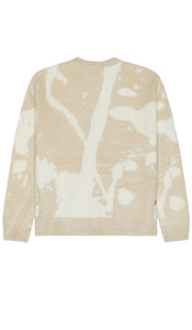 Obey Luka Splatter Cardigan in Grey