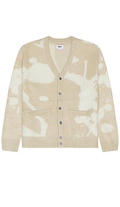 Obey Luka Splatter Cardigan in Grey - Obey Luka - Cardigan éclaboussures en gris - Obey Luka Splatter 灰色开衫 - Obey Luka Splatter-Cardigan in Grau - Obey Luka 스플래터 가디건 그레이 색상 - Cardigan Splatter di Obey Luka in grigio