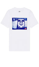 Obey New York Photo Tee in White - Obey New York - T-shirt avec photo en blanc - Obey New York 白色照片 T 恤 - Obey New York Photo T-Shirt in Weiß - Obey New York 포토 티셔츠 화이트 색상 - Maglietta con foto di Obey New York in bianco