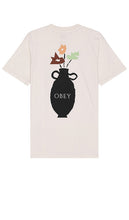 Obey Vasey Tee in Ivory - T-shirt Obey Vasey en ivoire - Obey Vasey 象牙色 T 恤 - Obey Vasey T-Shirt in Elfenbein - Obey Vasey 티셔츠 - Maglietta Obey Vasey in avorio