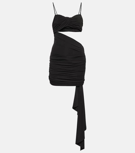 Off-White Cutout crêpe minidress