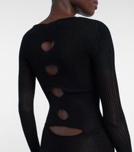 Off-White Cutout knit gown