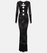 Off-White Cutout knit gown