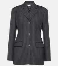 Off-White Pinstripe single-breasted blazer