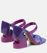 Off-White Shade Meteor patent leather sandals