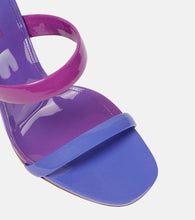 Off-White Shade Meteor patent leather sandals