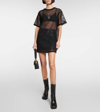Off-White Sheer T-shirt dress