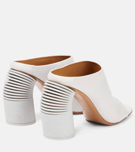 Off-White Spring leather mules