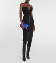 Off-White Strapless midi dress