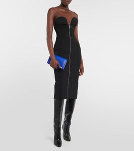 Off-White Strapless midi dress