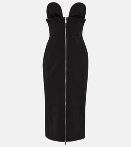 Off-White Strapless midi dress
