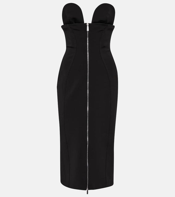 Off-White Strapless midi dress