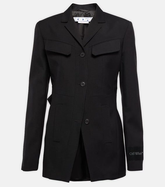 Off-White Toybox Dry Wo wool blazer