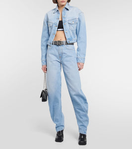 Off-White Toybox cropped denim jacket