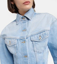 Off-White Toybox cropped denim jacket