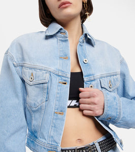 Off-White Toybox cropped denim jacket