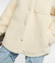 Off-White Wool-blend teddy shirt jacket