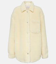 Off-White Wool-blend teddy shirt jacket