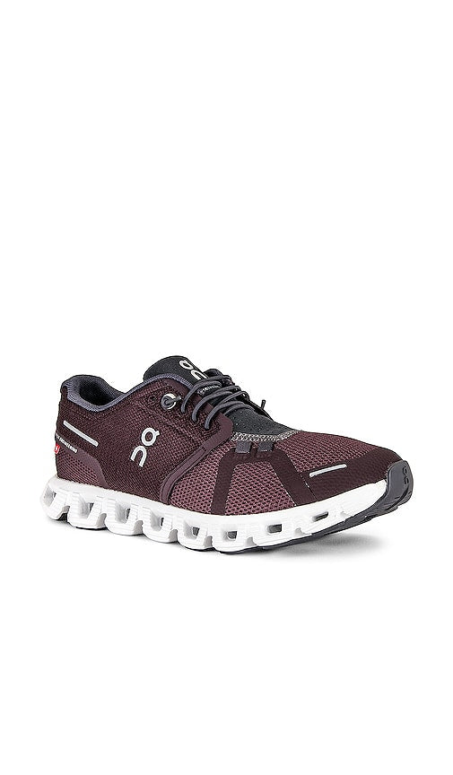 On Cloud 5 Sneaker in Wine