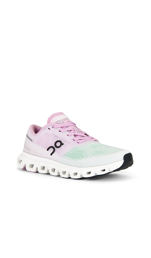 On Cloud 6 Push Sneaker in Mint,Pink