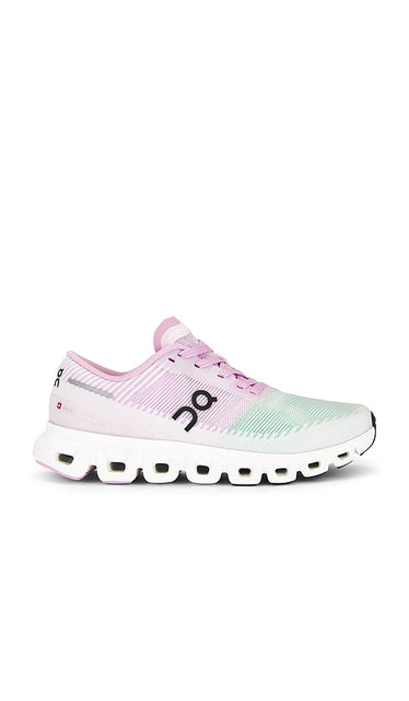 On Cloud 6 Push Sneaker in Mint,Pink | Honeydew & Petal Athletic Sneakers for Women