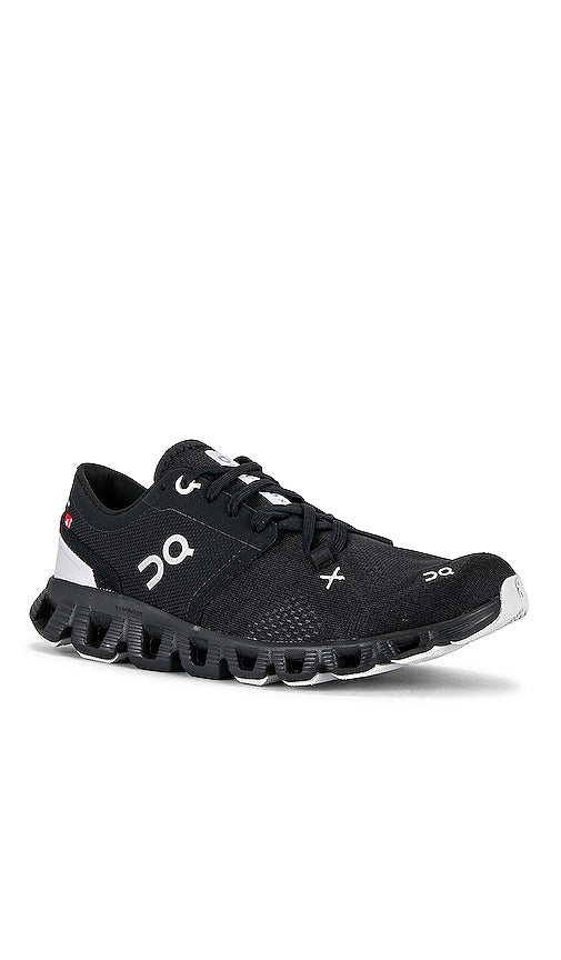 On Cloud X 3 Sneaker in Black
