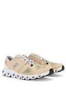 On Cloud X 3 Sneaker in Tan
