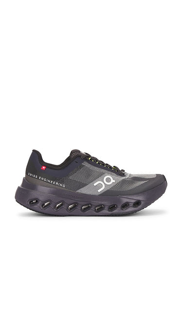 On Cloudsurfer Next 1 in Black | Black & Iron Training & Gym Sneakers for Women