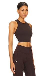 On Movement Crop Top in Brown