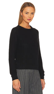 One Grey Day Raleigh Pullover in Black